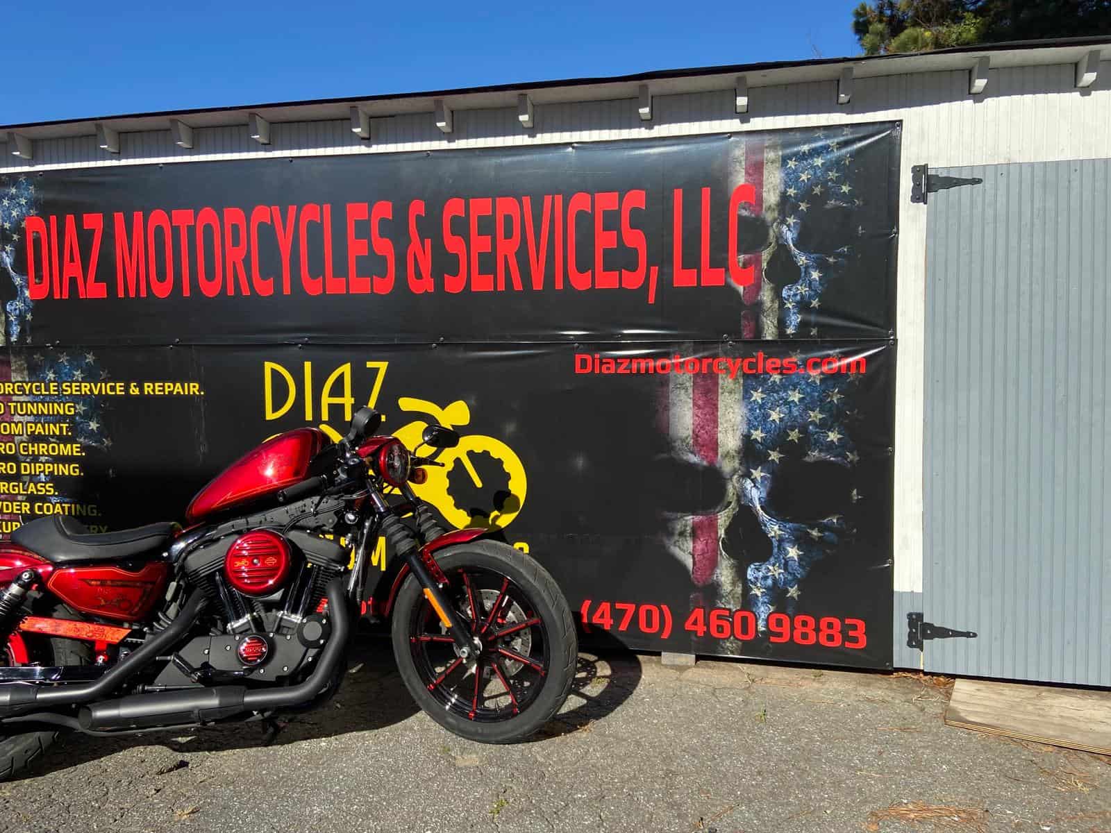 Motorcycle transport process at Diaz Motorcycles Marietta Georgia